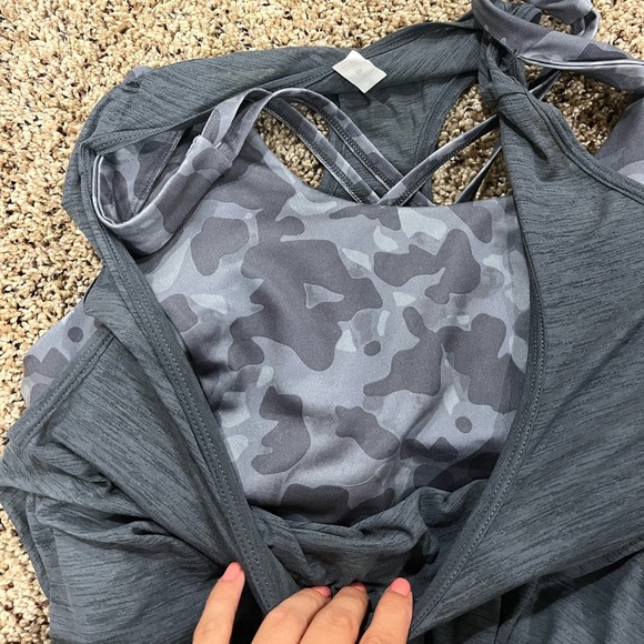 Ideology Camo Bra Tank Top - Picture 5 of 5